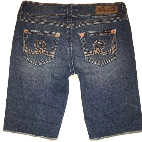 Seven7 Jeans Luxe Size 29-30 Denim Shorts - Picture 1 of 12